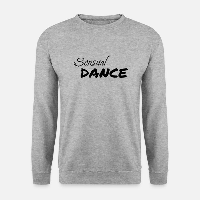 Dancing Dance Music - Unisex Pullover - Weißgrau meliert