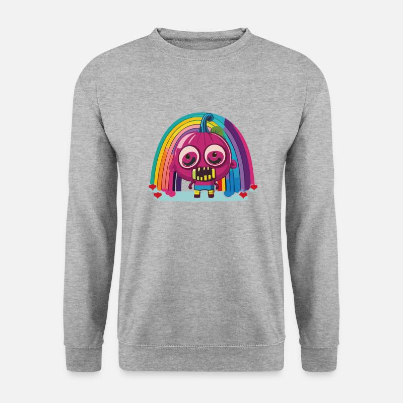 Pride Zombie 08 - Unisex Pullover - Weißgrau meliert