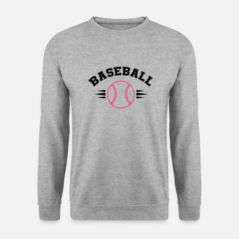 baseball - Unisex Pullover - Weißgrau meliert