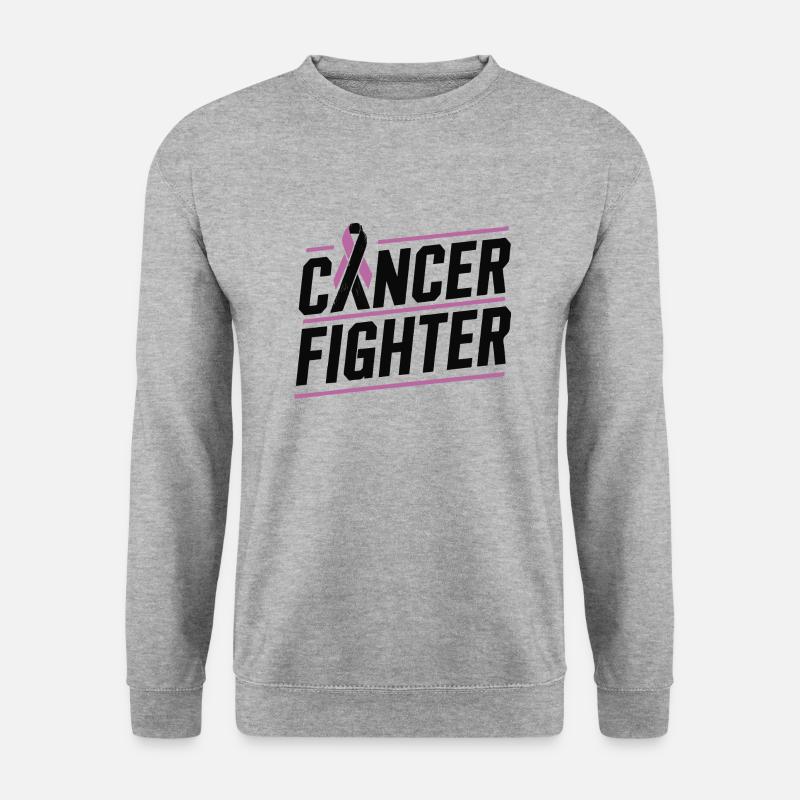 KREBS - Unisex Pullover - Weißgrau meliert