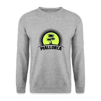 Majorca - Unisex Sweatshirt - salt & pepper - Front - Alina (178cm) & Michal (187cm)