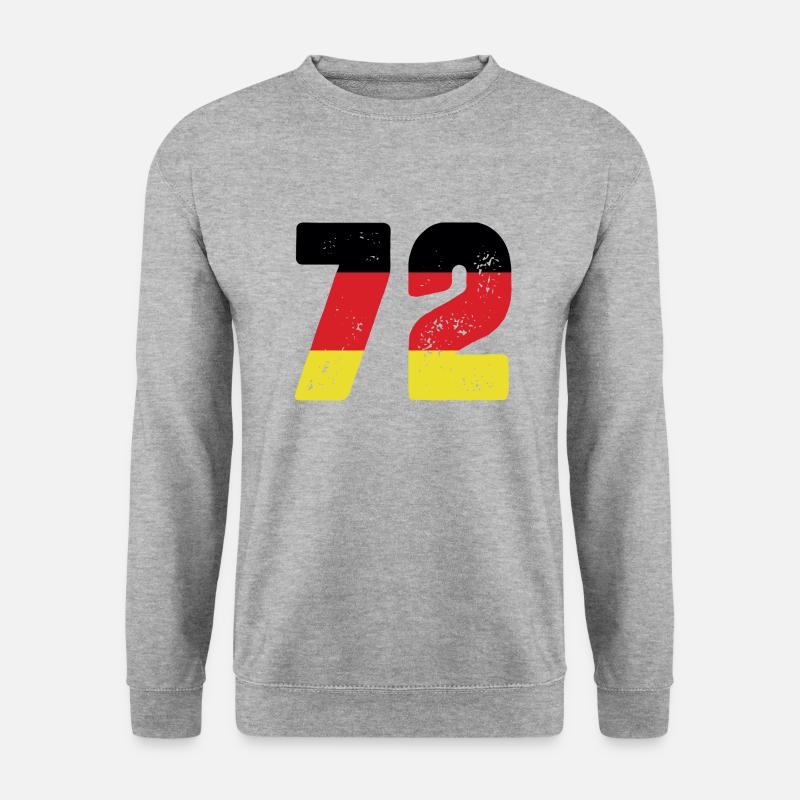 72 Number Jersey Germany - Unisex Sweatshirt - salt & pepper
