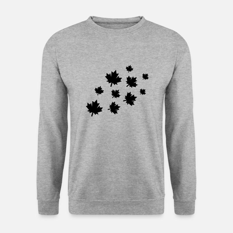 Maple Leaves - Unisex Sweatshirt - salt & pepper