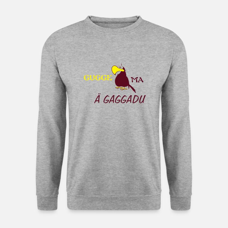 Kakadu - Unisex Pullover - Weißgrau meliert