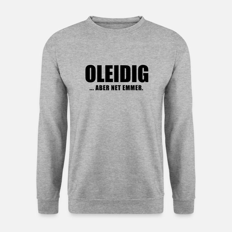 Oleidig - Unisex Pullover - Weißgrau meliert