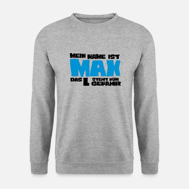 max - Unisex Sweatshirt - salt & pepper
