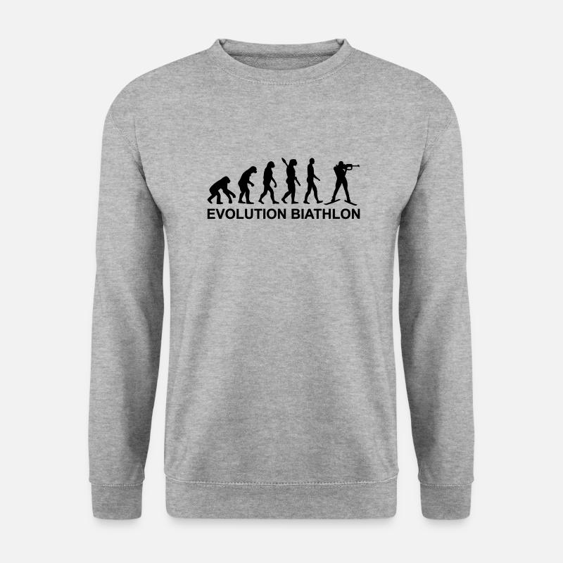 Evolution Biathlon - Unisex Sweatshirt - salt & pepper