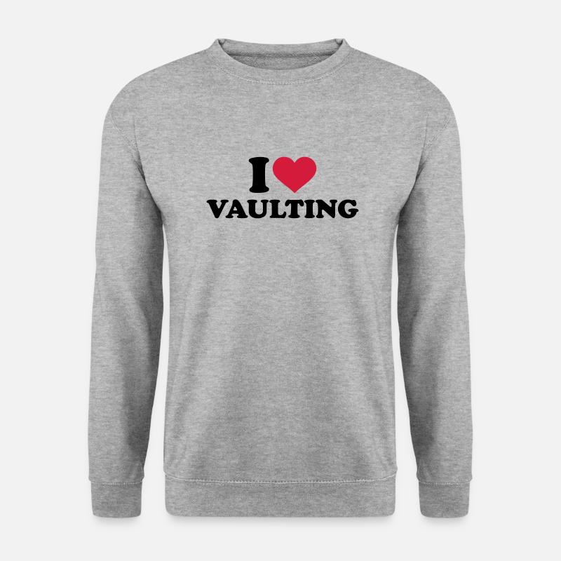I love Vaulting - Unisex Sweatshirt - salt & pepper