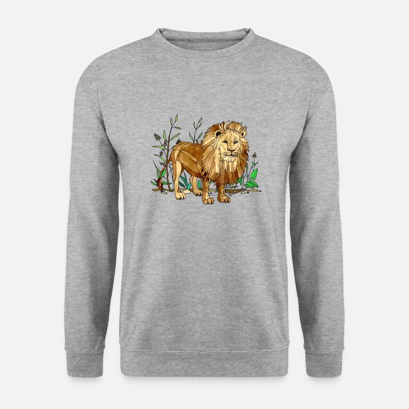 Lion - Unisex Sweatshirt - salt & pepper