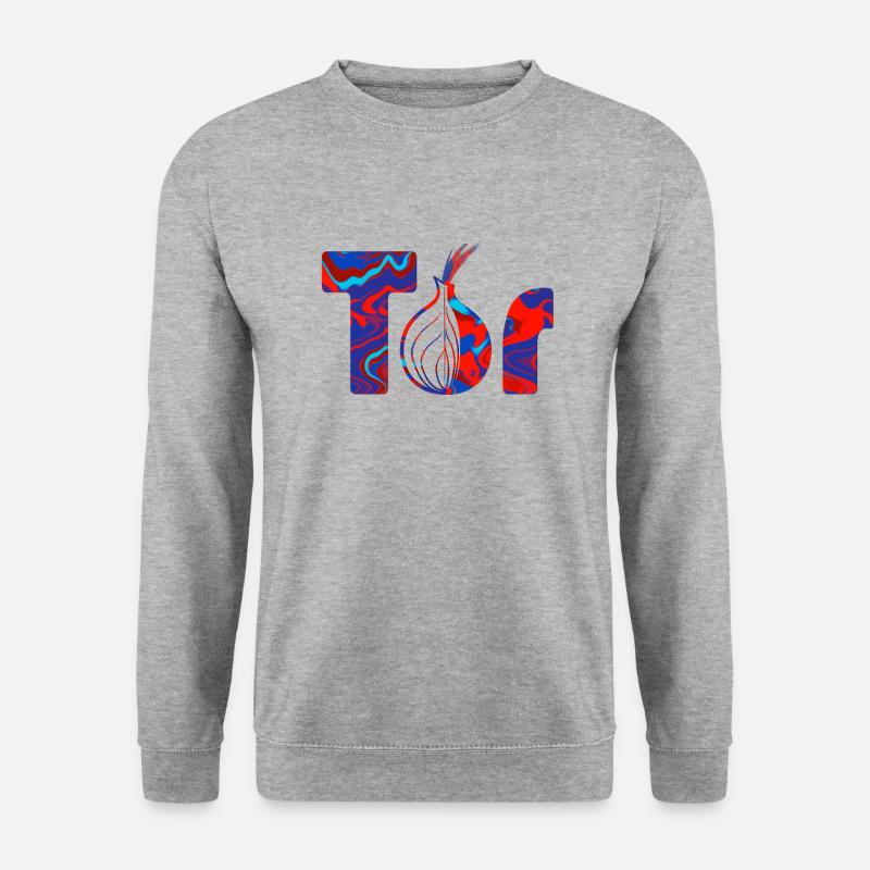 Tor - Unisex Pullover - Weißgrau meliert