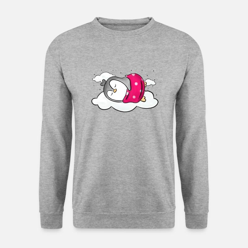 Sleeping Penguin - Unisex Sweatshirt - salt & pepper
