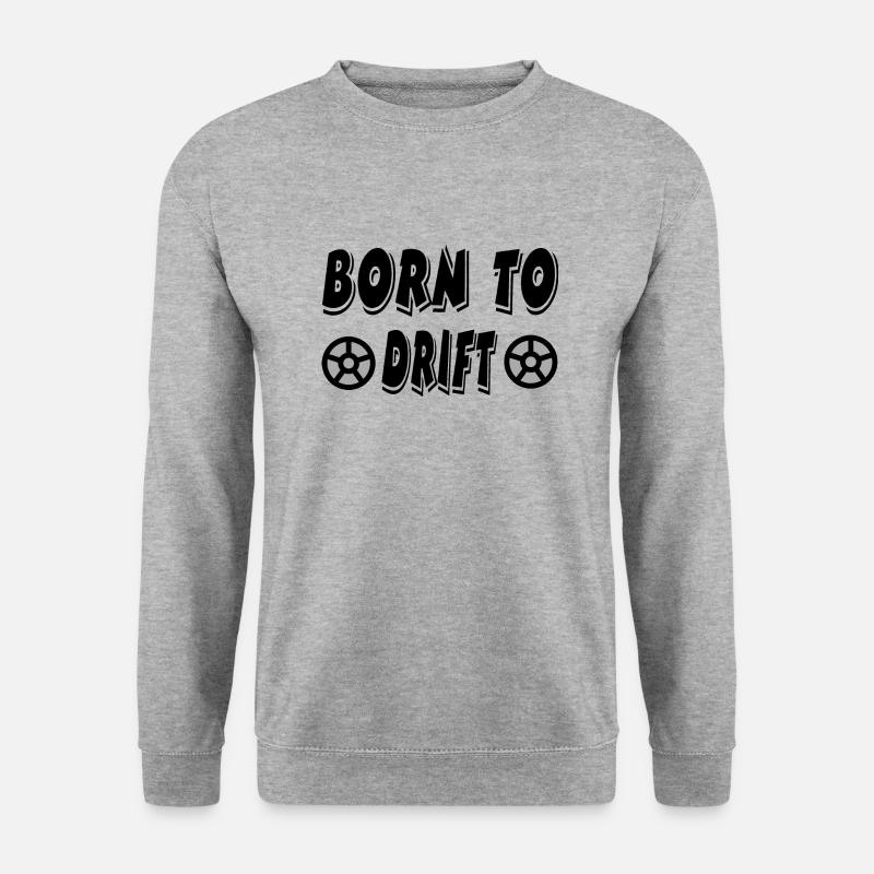 Auto - Unisex Pullover - Weißgrau meliert