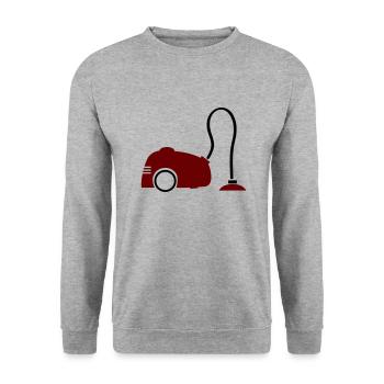 Aspirateur - Sweat-shirt Unisexe - gris chiné - Devant - Alina (178cm) & Michal (187cm)