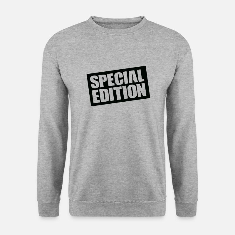 special edition - Unisex Pullover - Weißgrau meliert