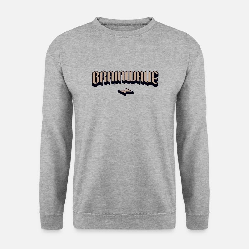 Brain waves - Brainwave - Unisex Sweatshirt - salt & pepper