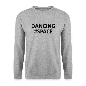 Dancing Dance Music - Unisex Pullover - Weißgrau meliert - Vorne - Alina (178cm) & Michal (187cm)