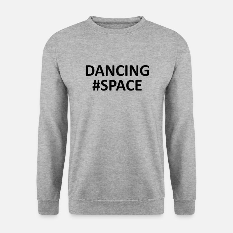 Dancing Dance Music - Unisex Pullover - Weißgrau meliert
