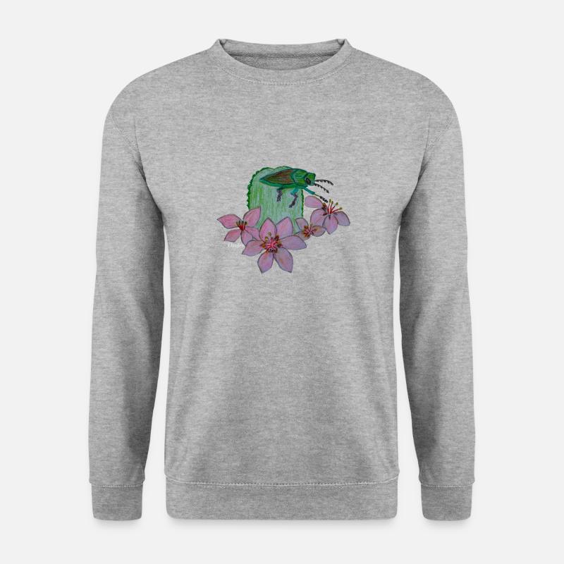 Juvel bug - Unisex sweater - hvidgrå meleret