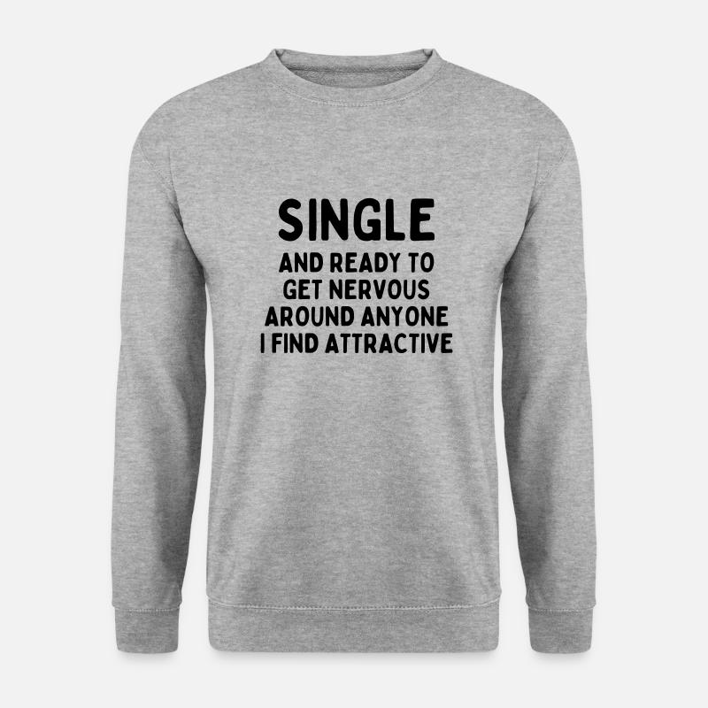 Ledig - Unisex Pullover - Weißgrau meliert