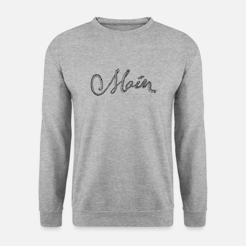 Moin - Unisex Pullover - Weißgrau meliert