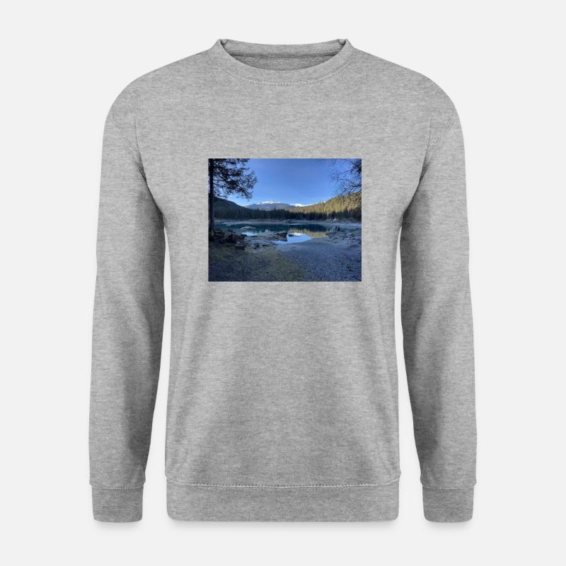 IMG 0504 - Unisex Pullover - Weißgrau meliert