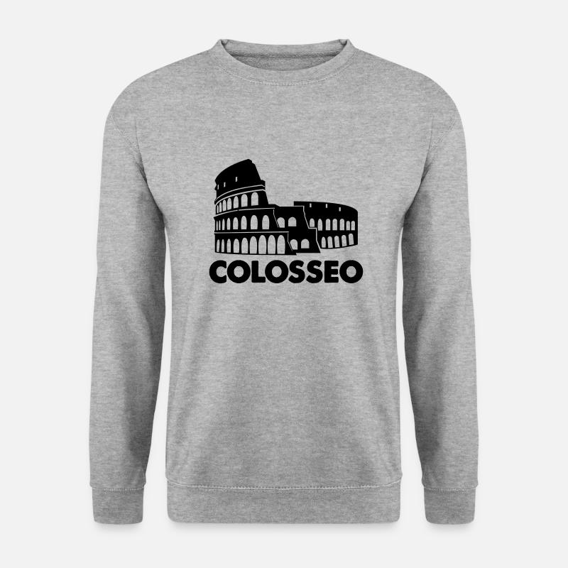 kolosseum colosseo - Unisex Pullover - Weißgrau meliert