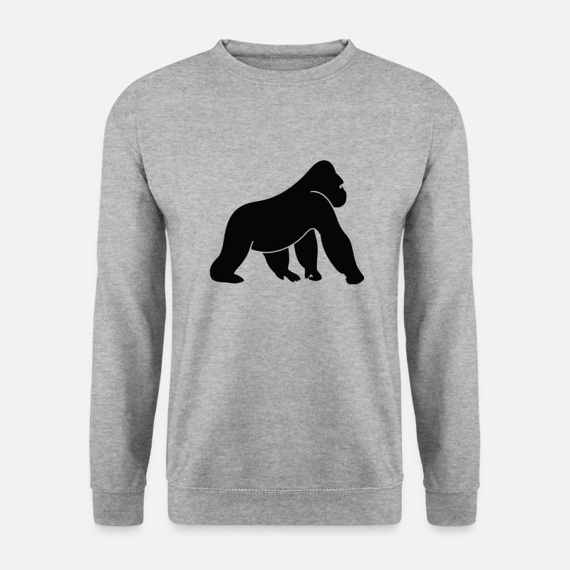 A wild gorilla - Unisex Sweatshirt - salt & pepper