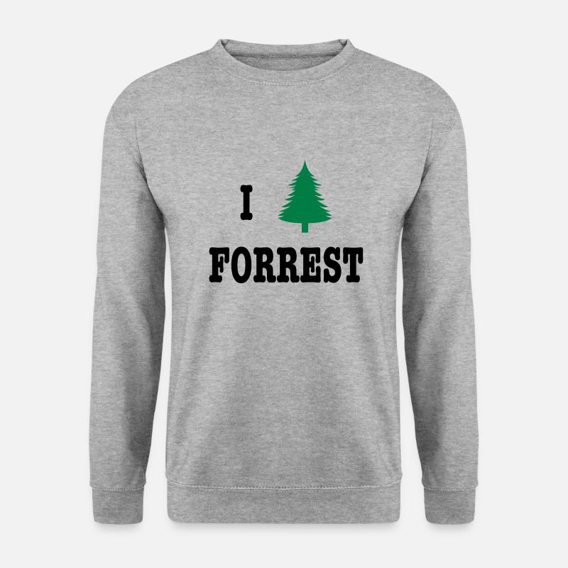 I heart Forrest - Unisex Pullover - Weißgrau meliert