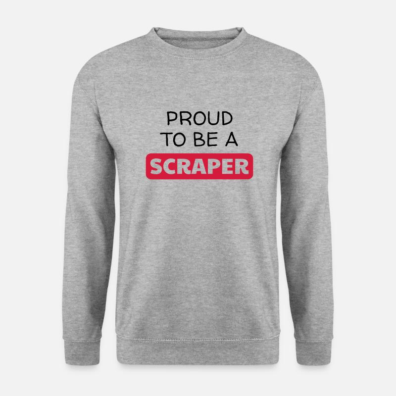 Scrapbooking / Scraper / Scrapeuse / Schaber - Unisex Sweatshirt - salt & pepper