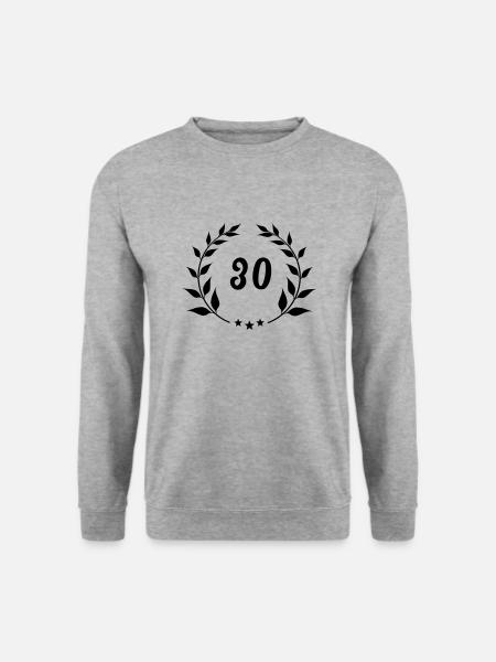 Milestone 30 - Unisex Sweatshirt - salt & pepper