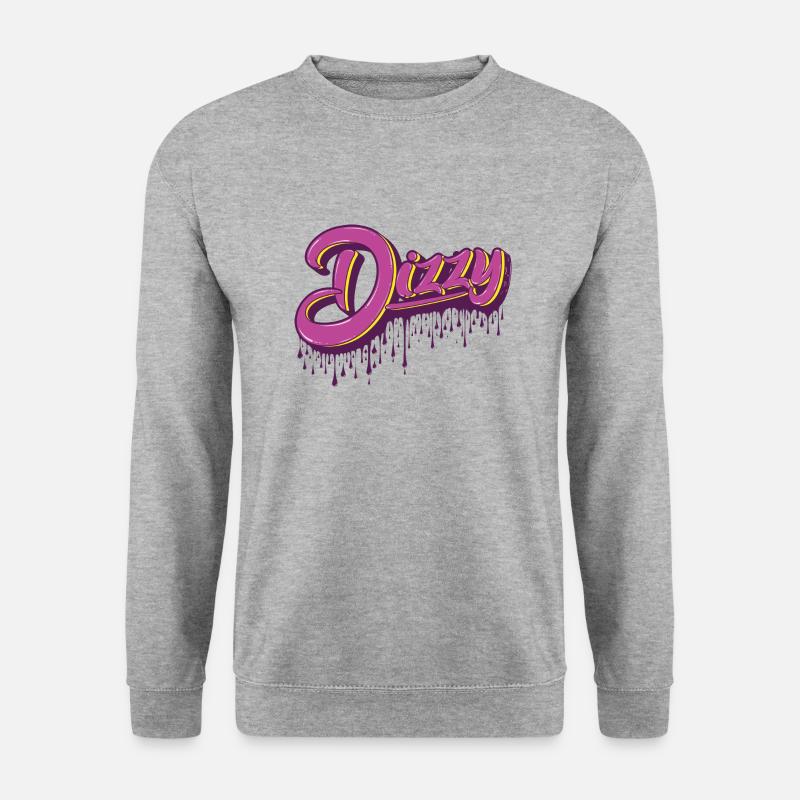 dizzy - Unisex Pullover - Weißgrau meliert
