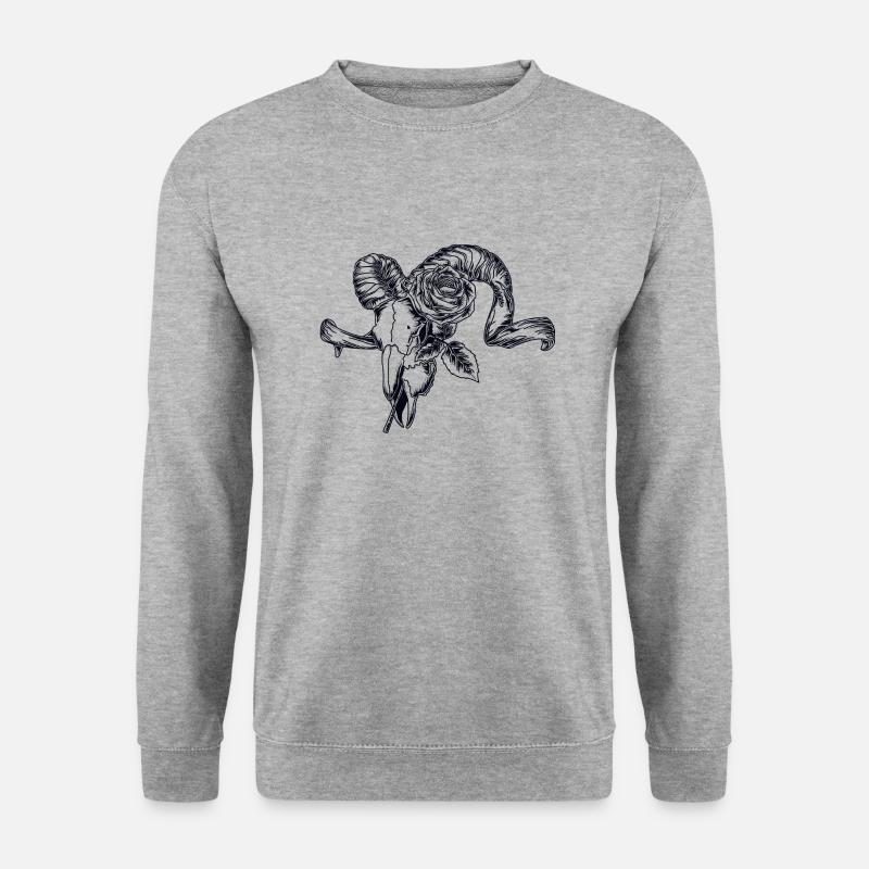 Goat - Unisex Pullover - Weißgrau meliert