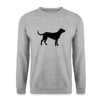Cäthe shape - Unisex Pullover - Weißgrau meliert - Vorne - Alina (178cm) & Michal (187cm)