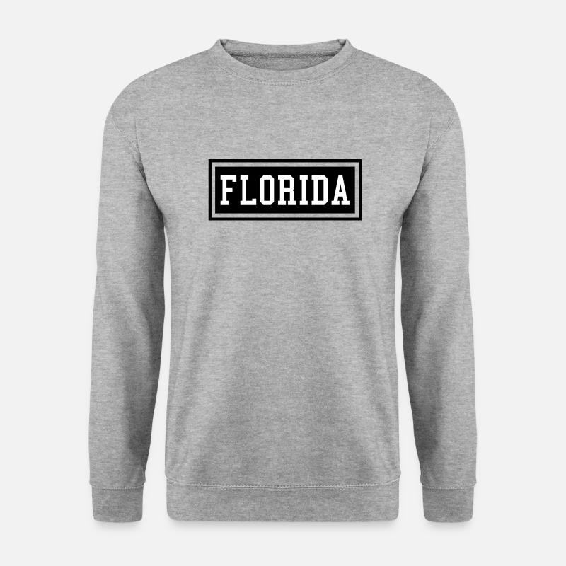 Florida - Unisex Pullover - Weißgrau meliert