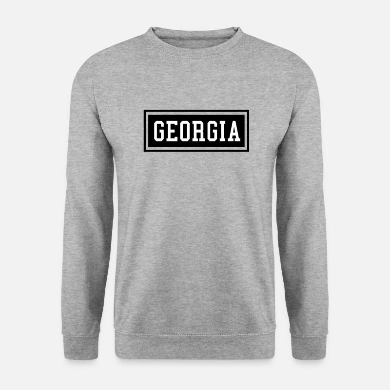 Georgien - Unisex Pullover - Weißgrau meliert