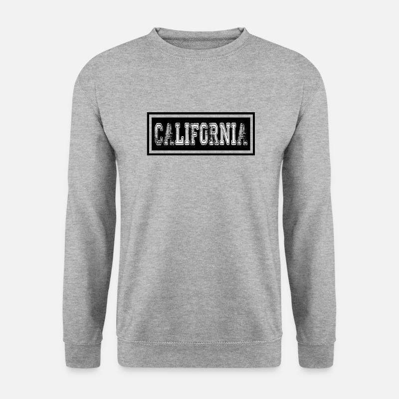 Kalifornien - Unisex Pullover - Weißgrau meliert