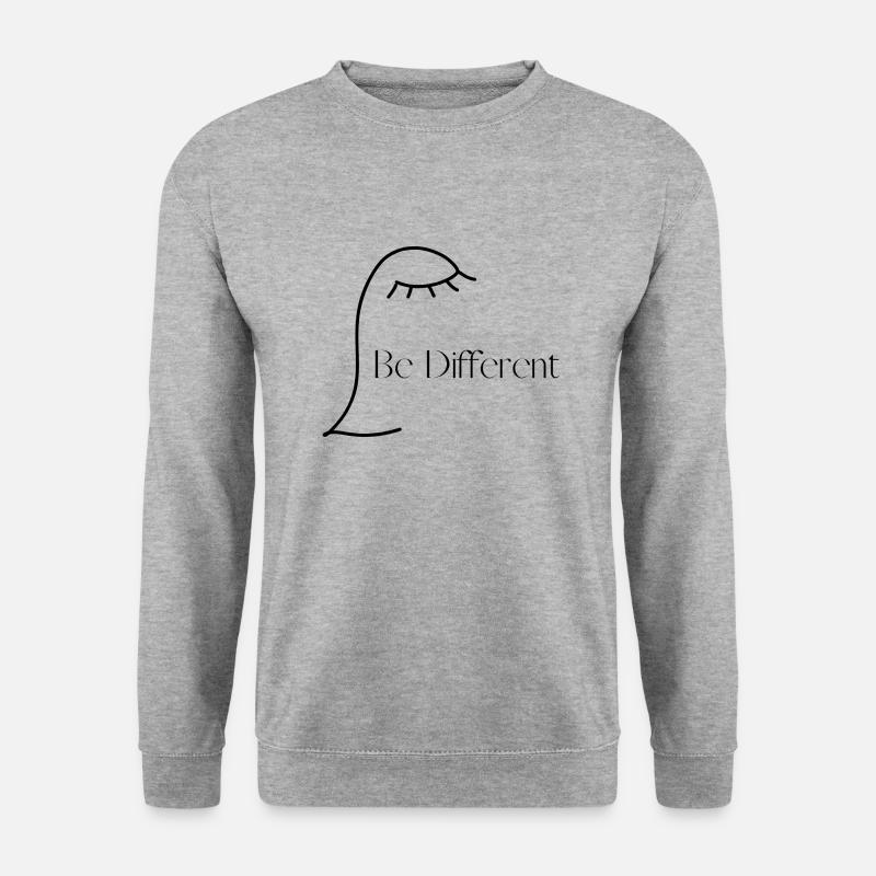 Be different from others - Unisex Sweatshirt - salt & pepper