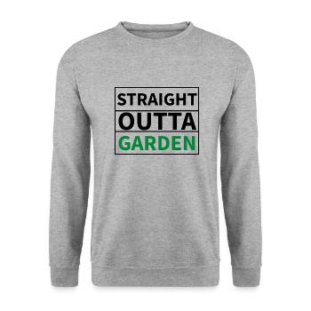 Florist Flower Plant Nature Gardener - Unisex Sweatshirt - salt & pepper - Front - Alina (178cm) & Michal (187cm)