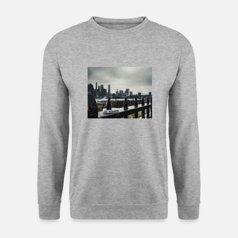 9/11 Memory - Unisex Pullover - Weißgrau meliert
