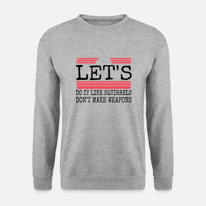 Świadomość prezentu urodzinowego ssaka - Bluza unisex - biało-szary melanż