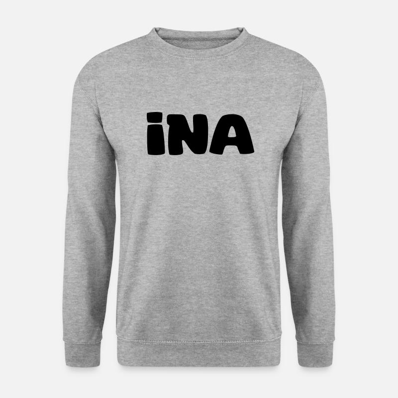 Name - Ina - Unisex Sweatshirt - salt & pepper