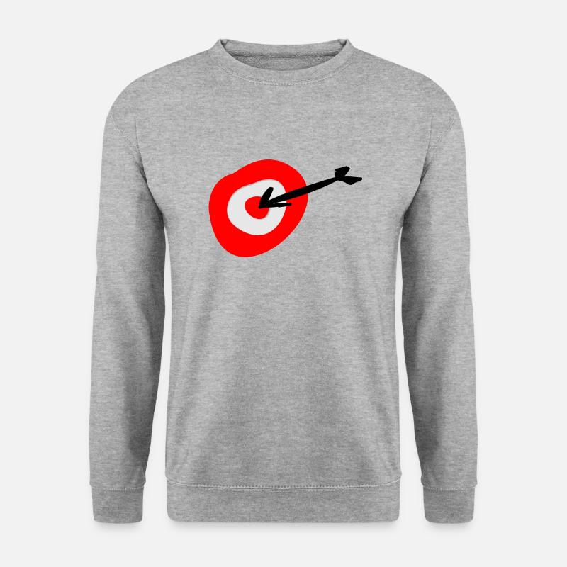 Ziel - Unisex Pullover - Weißgrau meliert