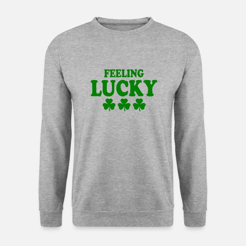 feeling lucky - Unisex Sweatshirt - salt & pepper