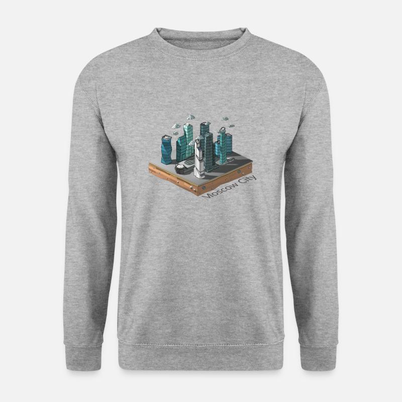 Geometric low poly - Unisex Sweatshirt - salt & pepper