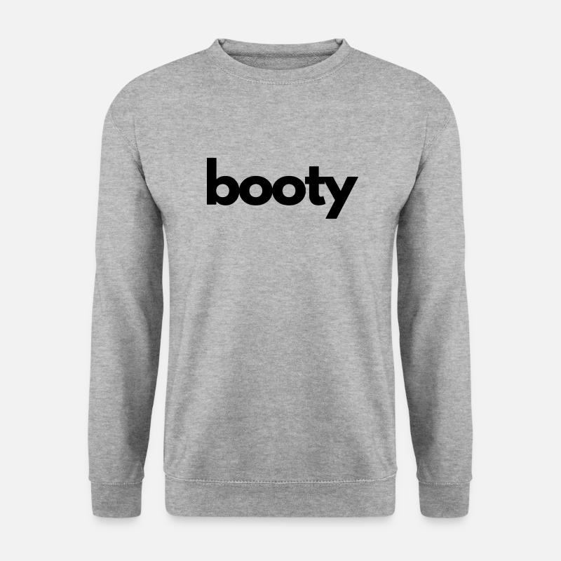booty - Unisex Pullover - Weißgrau meliert