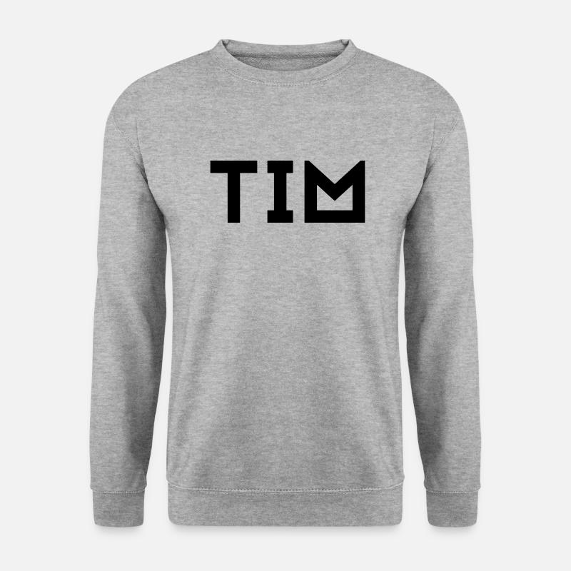 First name Tim - Unisex Sweatshirt - salt & pepper