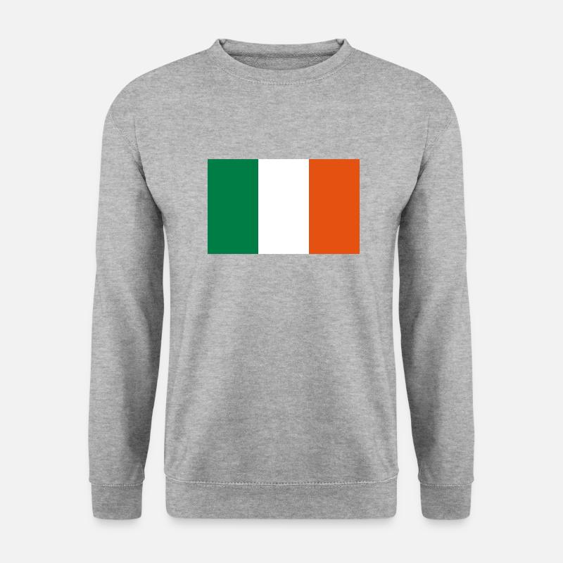 Irland - Unisex Pullover - Weißgrau meliert