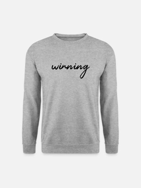 winning - Unisex Sweatshirt - salt & pepper