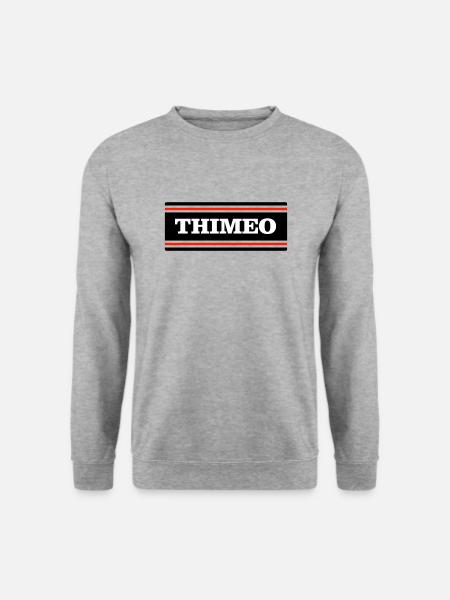 THIMEO - Sweat-shirt Unisexe - gris chiné