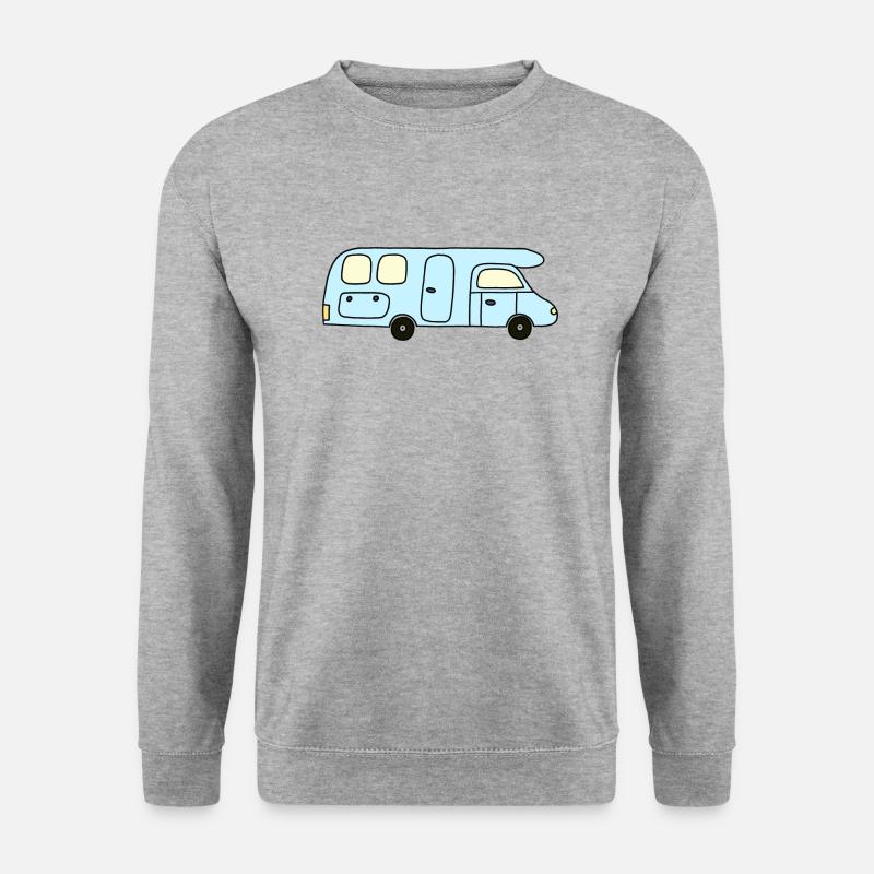 Camper light blue - Unisex Sweatshirt - salt & pepper